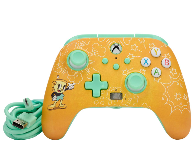 PowerA XS Pad przewodowy Enhanced Cuphead Ms Chalice - 1112283 - zdjęcie 8